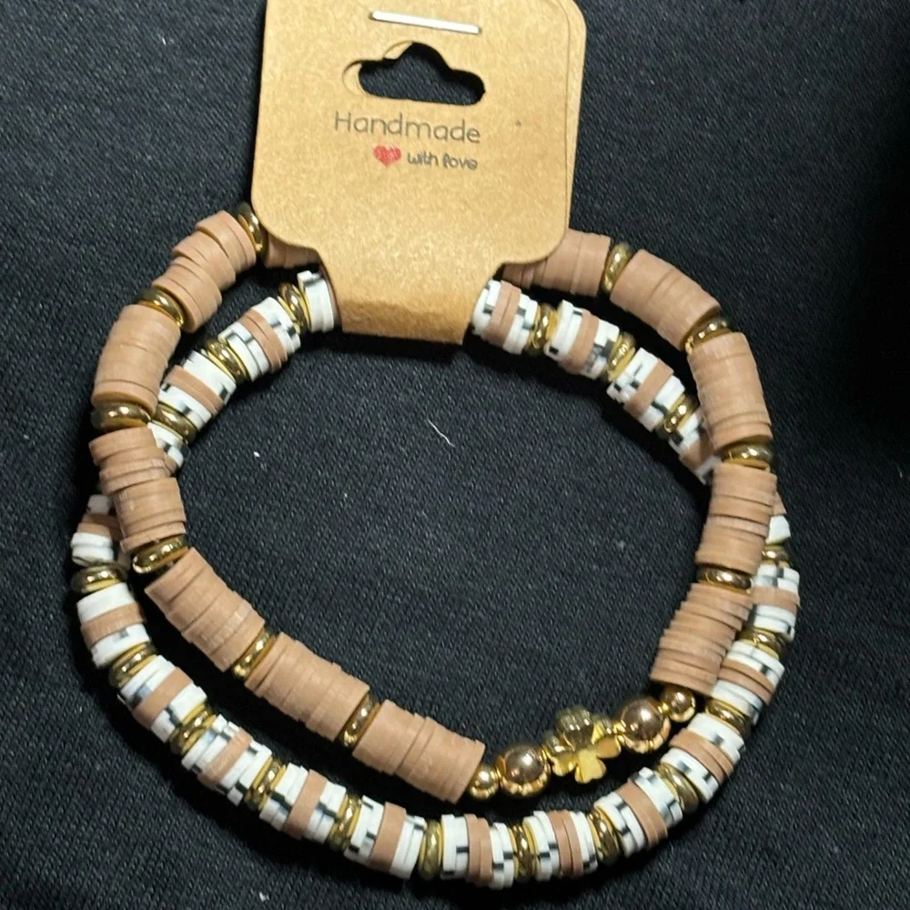 🐠 Handmade clay bead bracelet